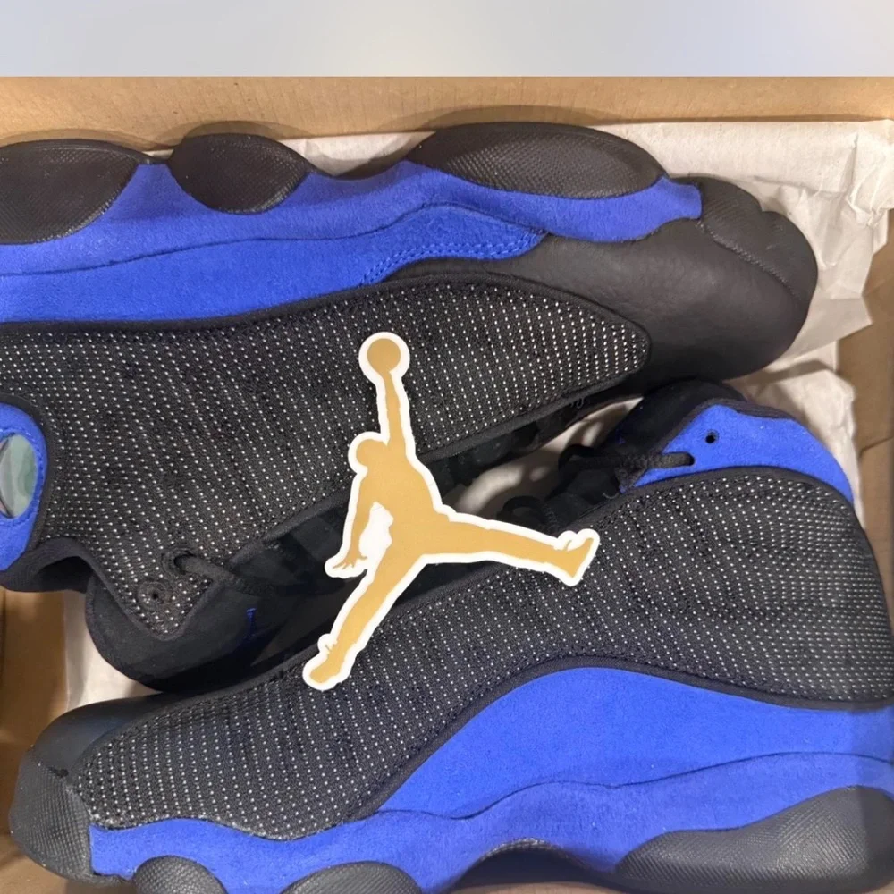 Air Jordan 13 Retro ’Black Hyper Royal’ (GS) - Picture 1 of 8